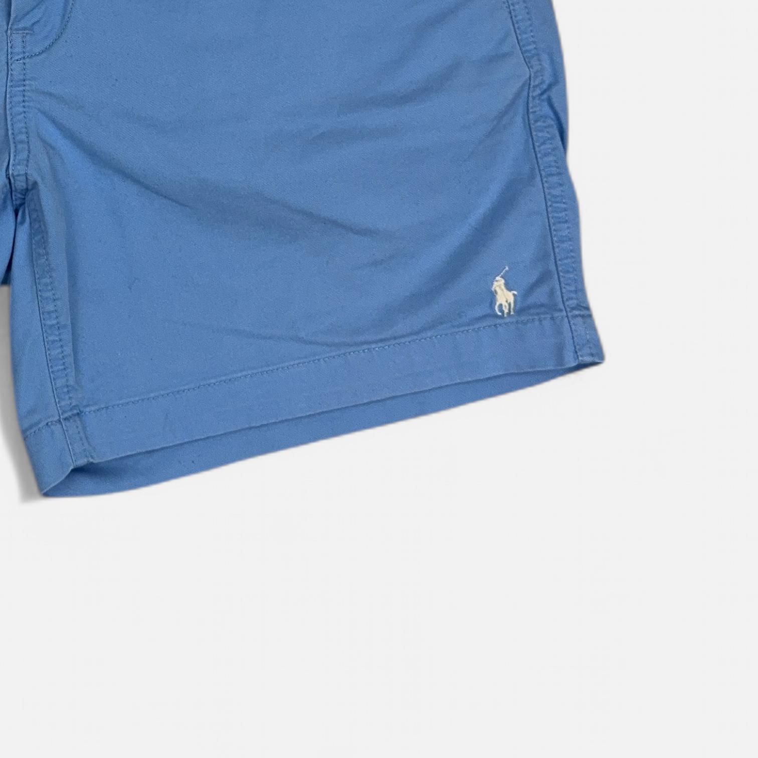 Vintage Ralph Lauren Blue Shorts (S) detail