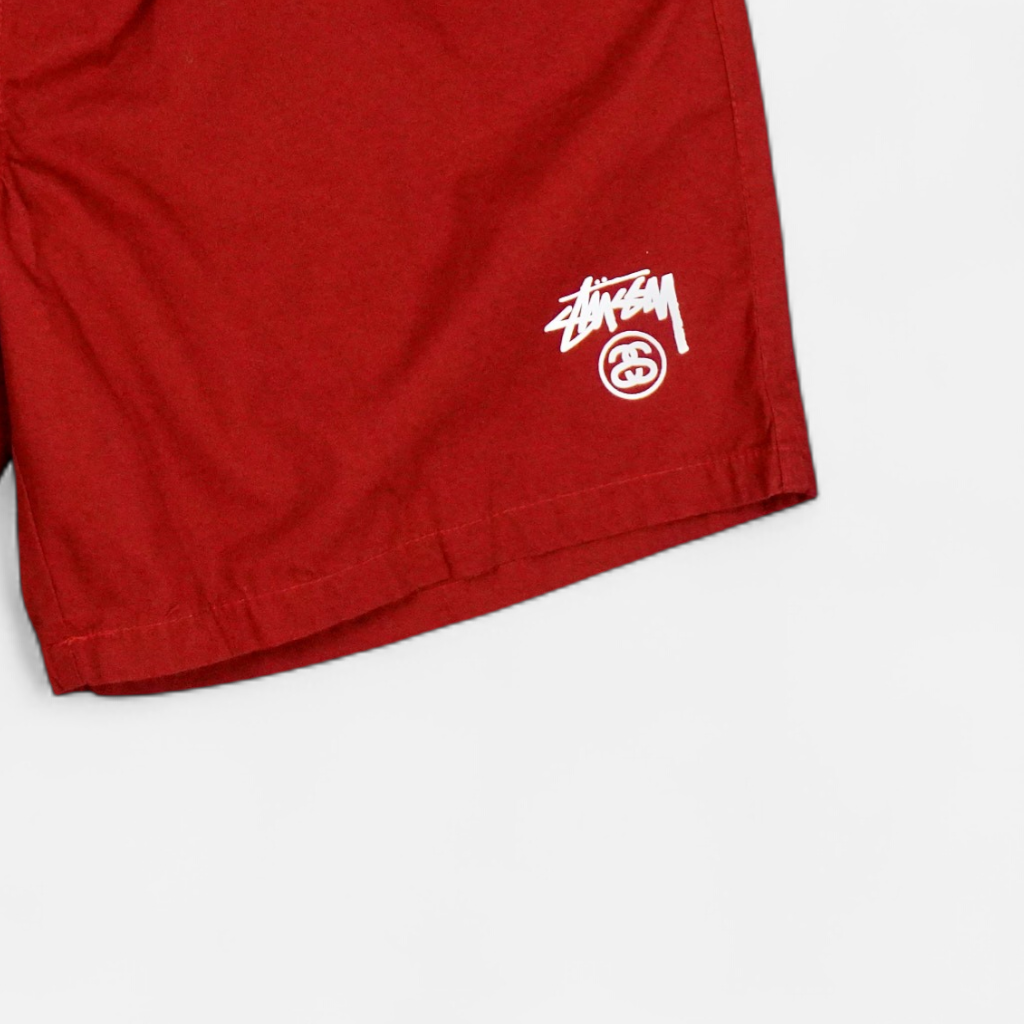 Stüssy Red Double S Shorts
