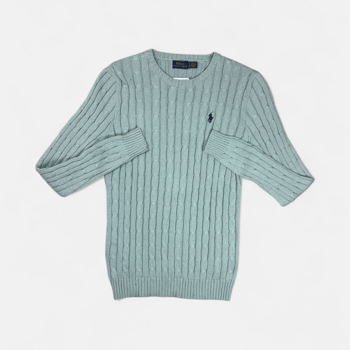 Vintage Polo Ralph Lauren Blue Knit Jumper