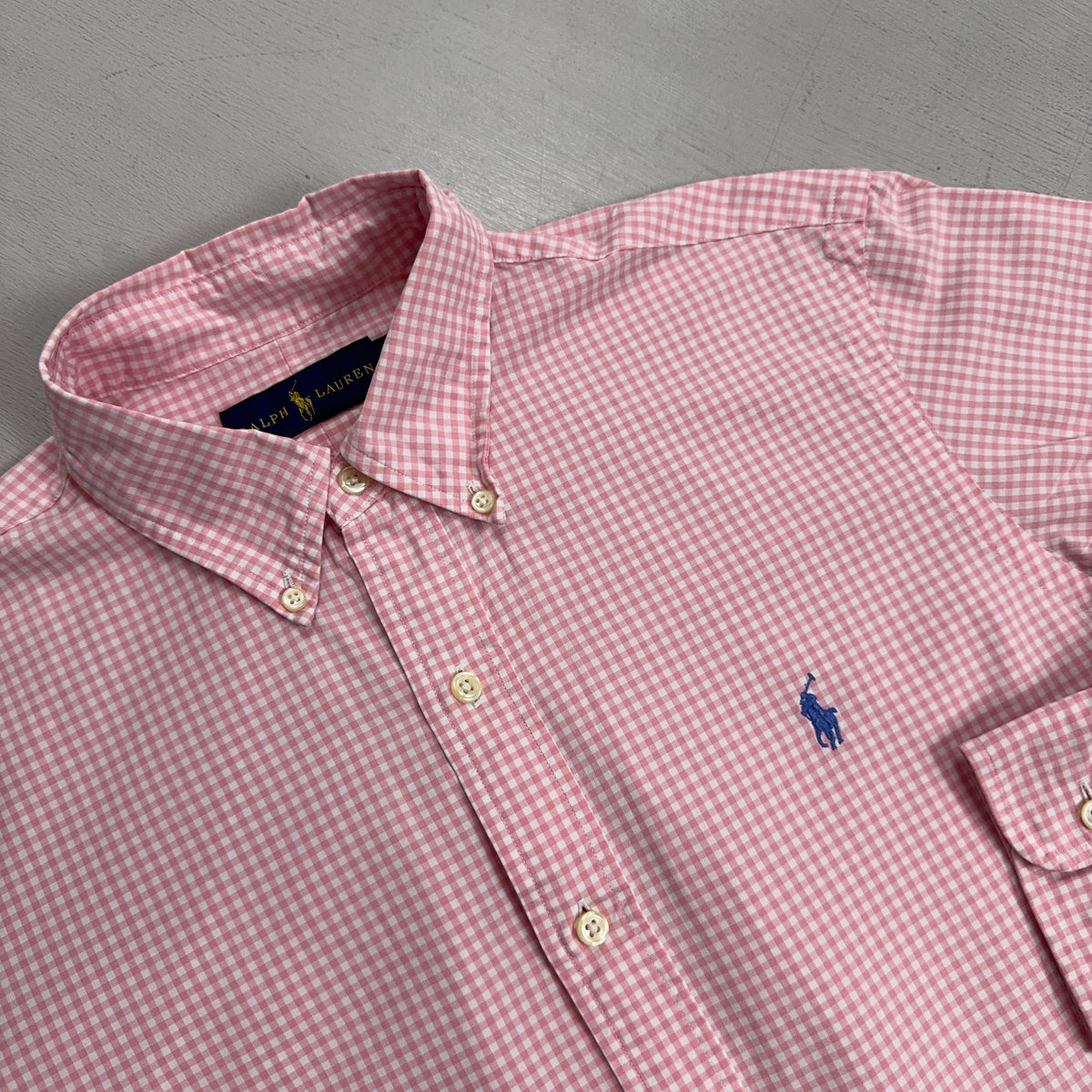 Vintage Polo Ralph Lauren Pink Shirt (L)