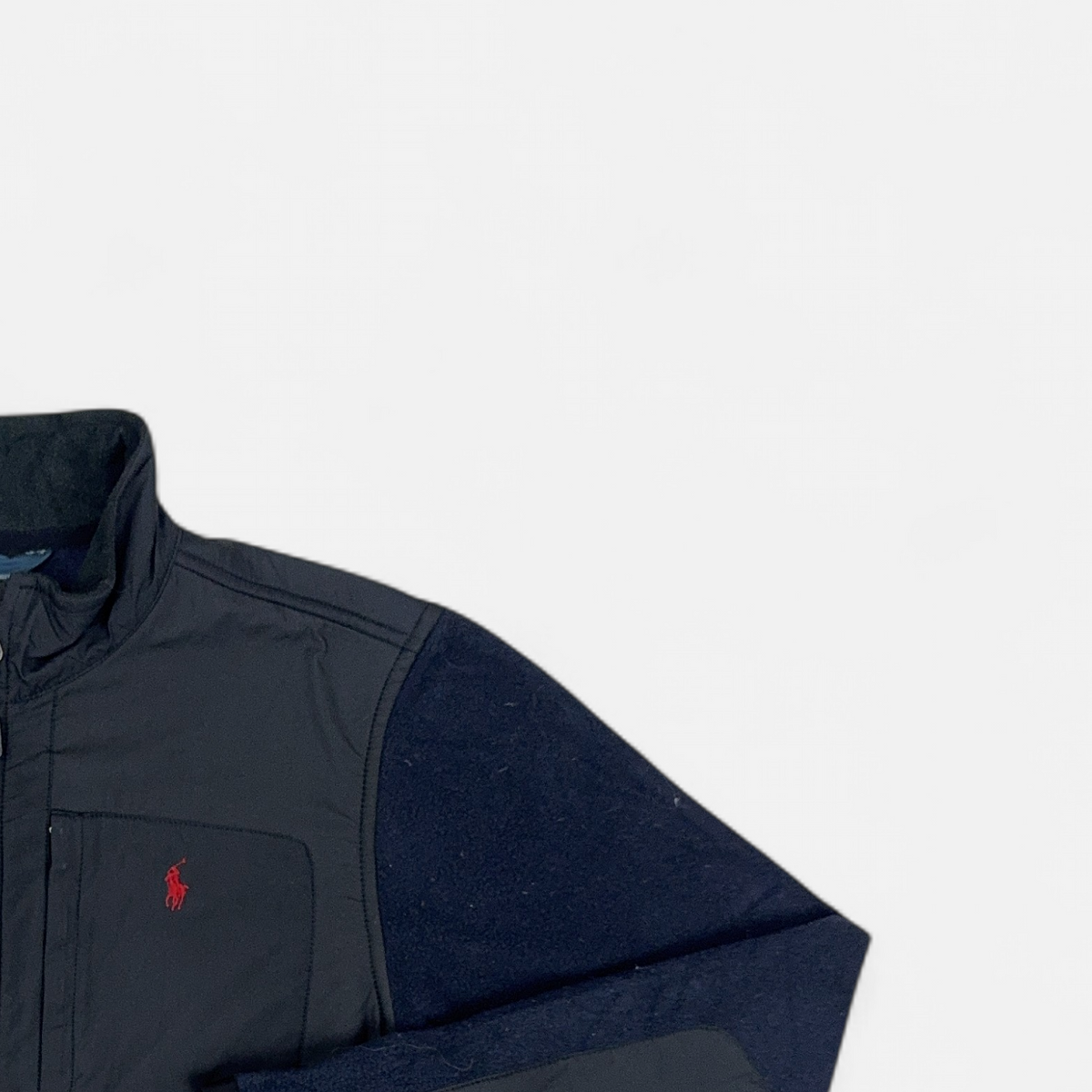Vintage Polo Ralph Lauren Blue Jacket detail