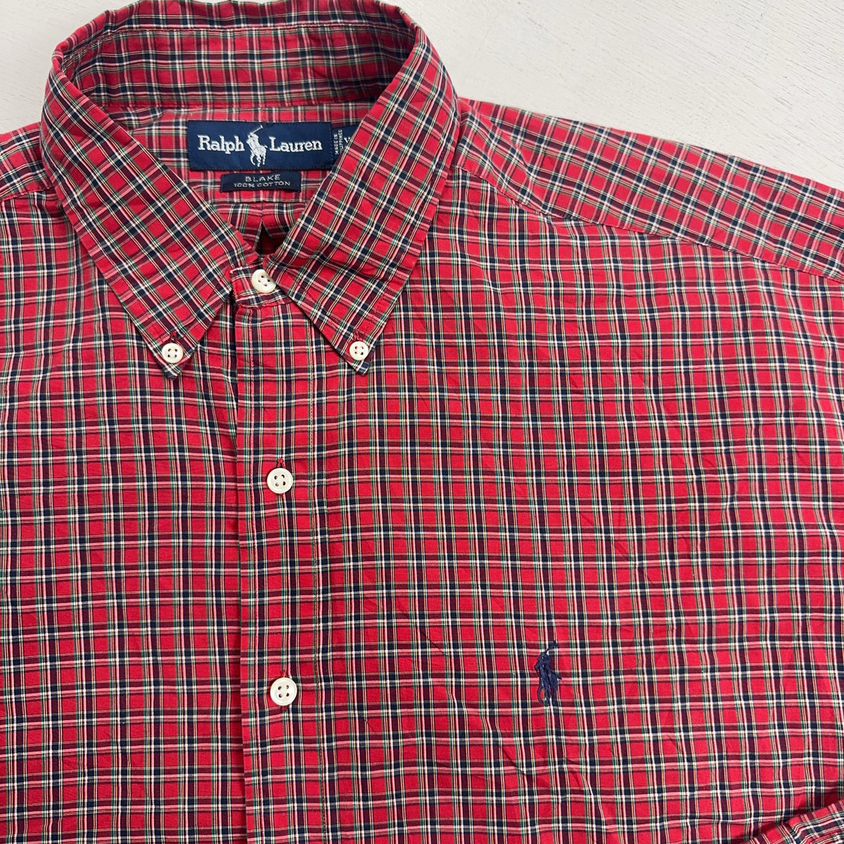 Vintage Ralph Lauren Red Shirt (XL)