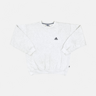 Vintage Adidas White Sweatshirt (M)