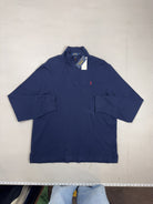 Vintage Polo Ralph Lauren Blue 1/4 Zip (XL)