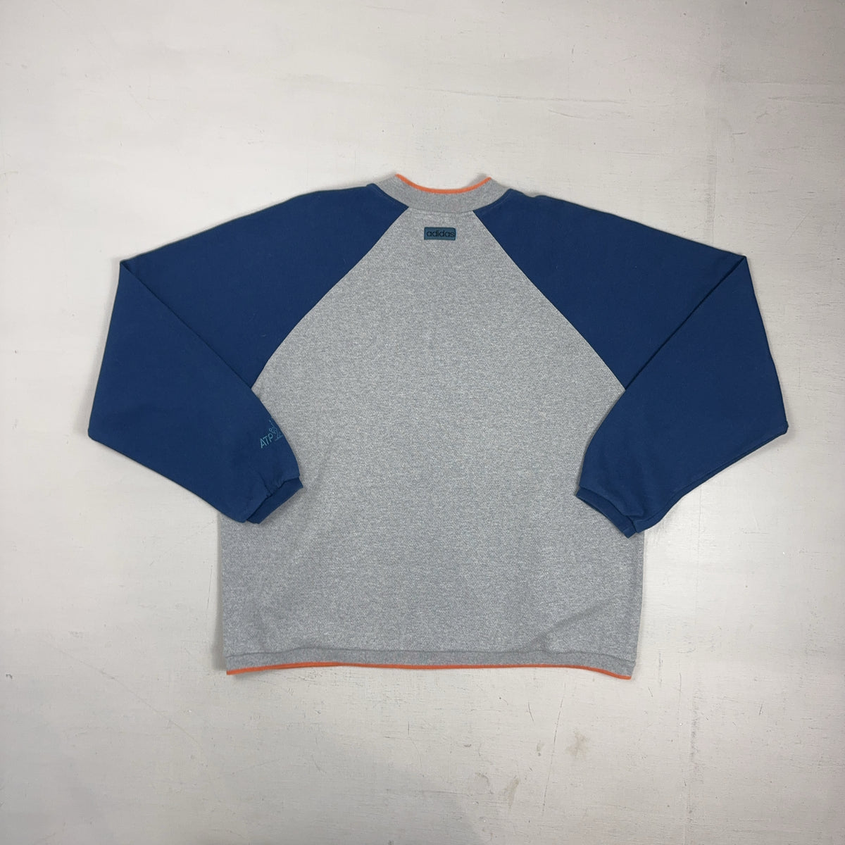 Vintage Adidas Grey 1/4 Zip (L)