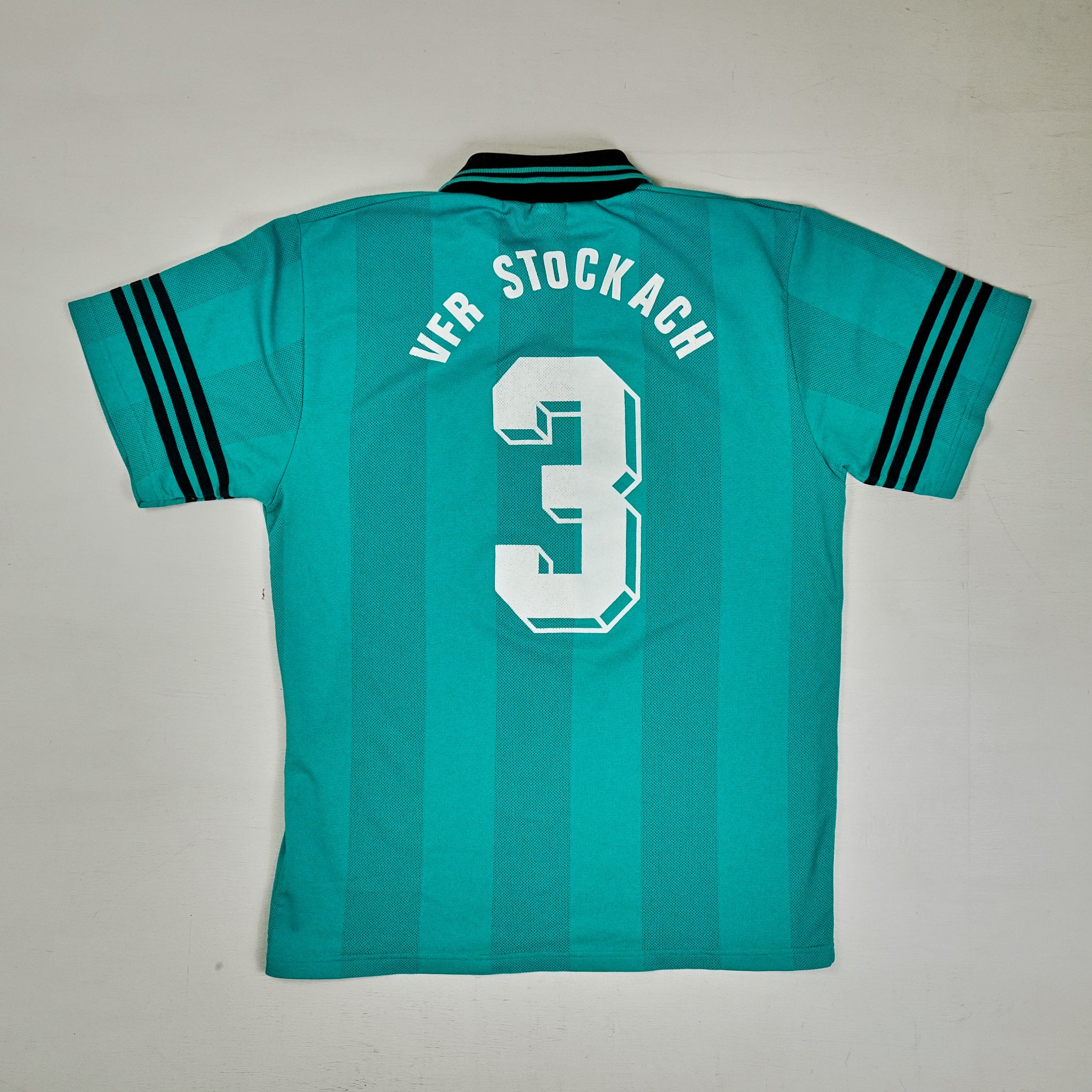 Vintage Adidas Turquoise Football Shirt (L)
