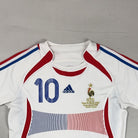 France Zinedine Zidane 2006 Adidas Home Jersey (M)