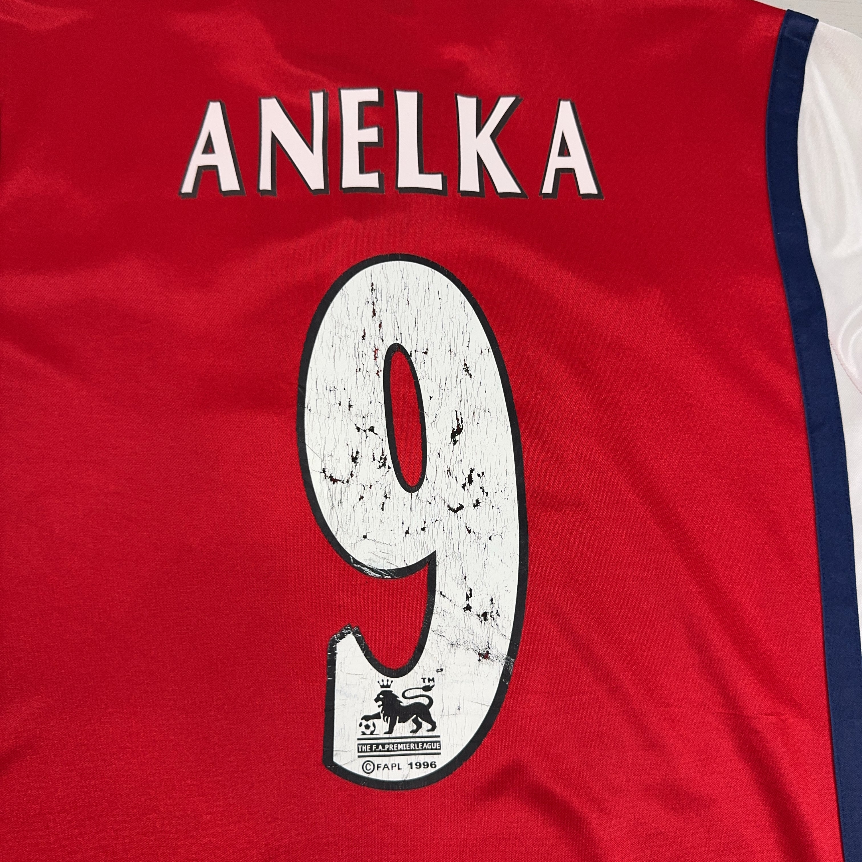 Arsenal Nicolas Anelka 1998/99 Nike Home Jersey (XL)