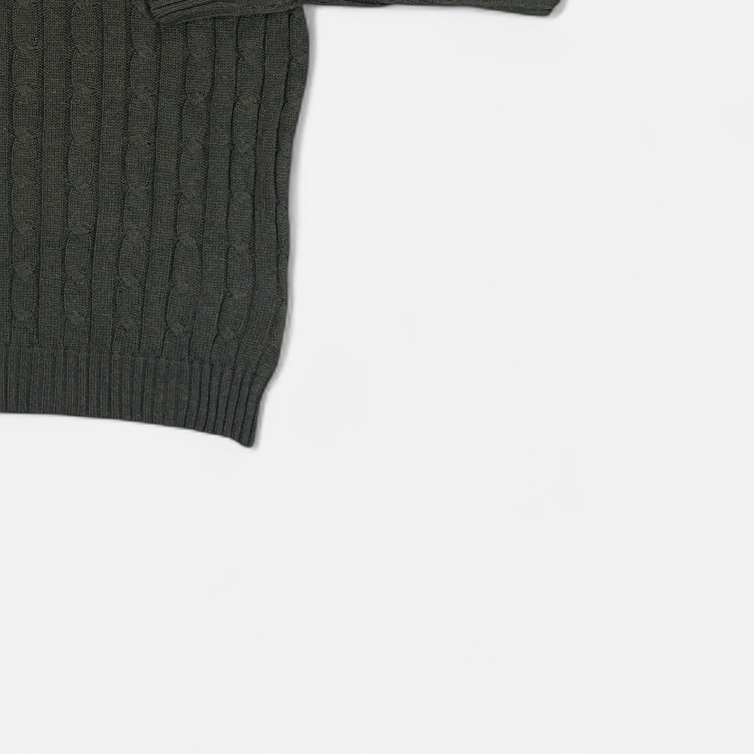 Vintage Polo Ralph Lauren Black Knit Jumper detail