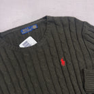 Vintage Polo Ralph Lauren Grey Knit Jumper (M)