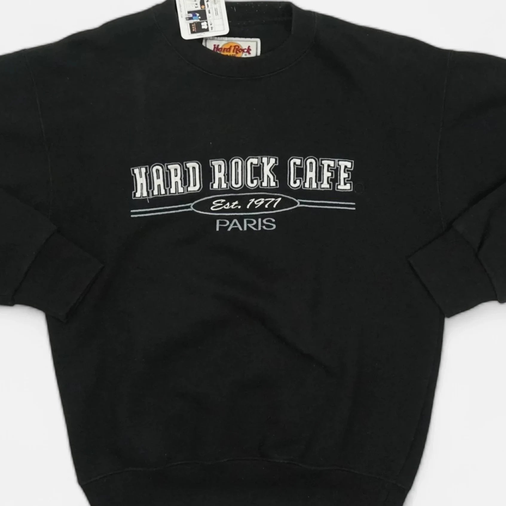 Vintage Hard Rock Cafe Black Sweatshirt (S) Center