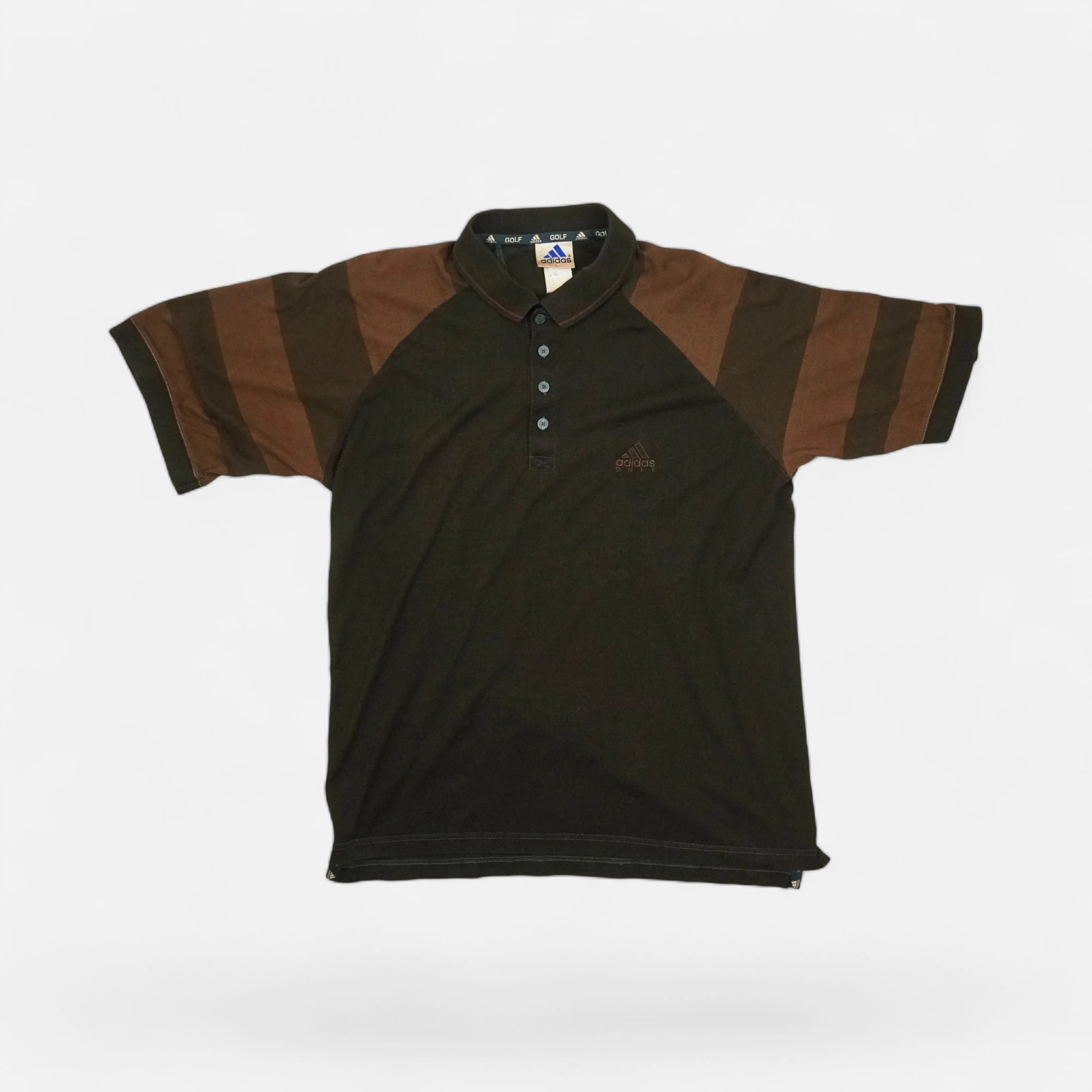Vintage Adidas Brown Polo Shirt (L)