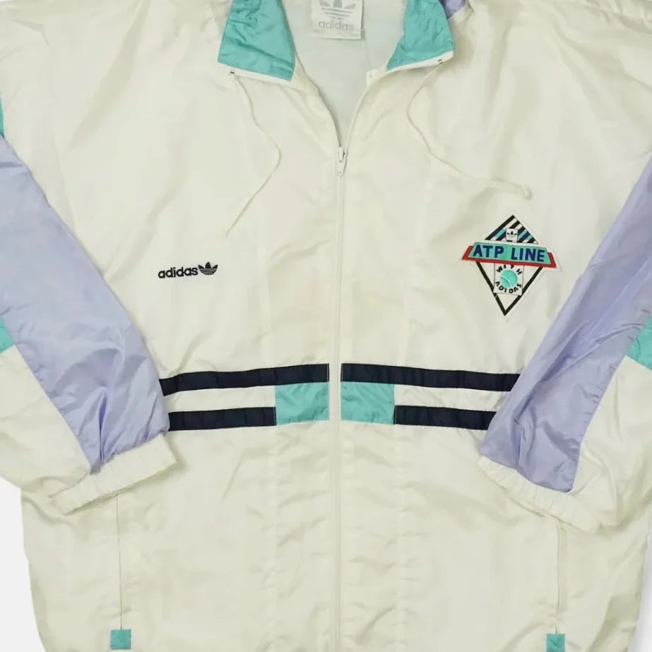 Vintage Adidas ATP White TrackJacket (XXL)