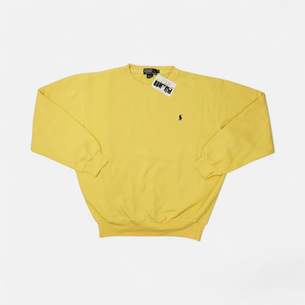 Vintage Ralph Lauren Yellow Sweatshirt (M)