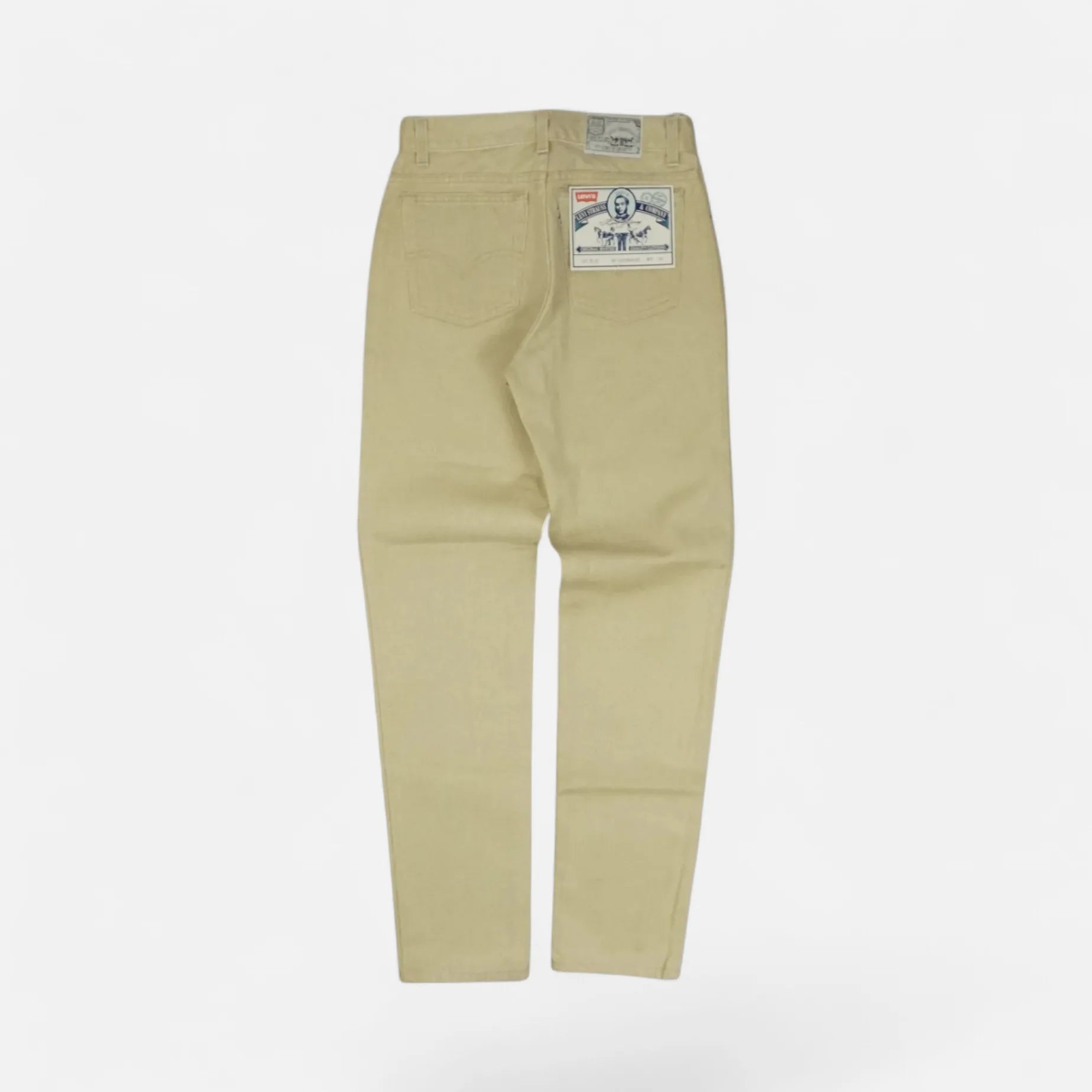 Vintage Levis 501s Beige Jeans ((W27 X L30))