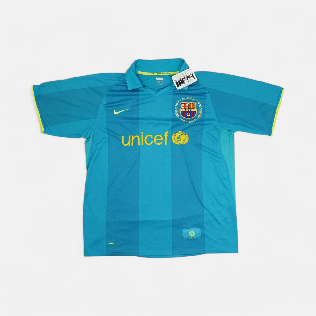 Vintage Nike Blue Barcelona Jersey (XL)