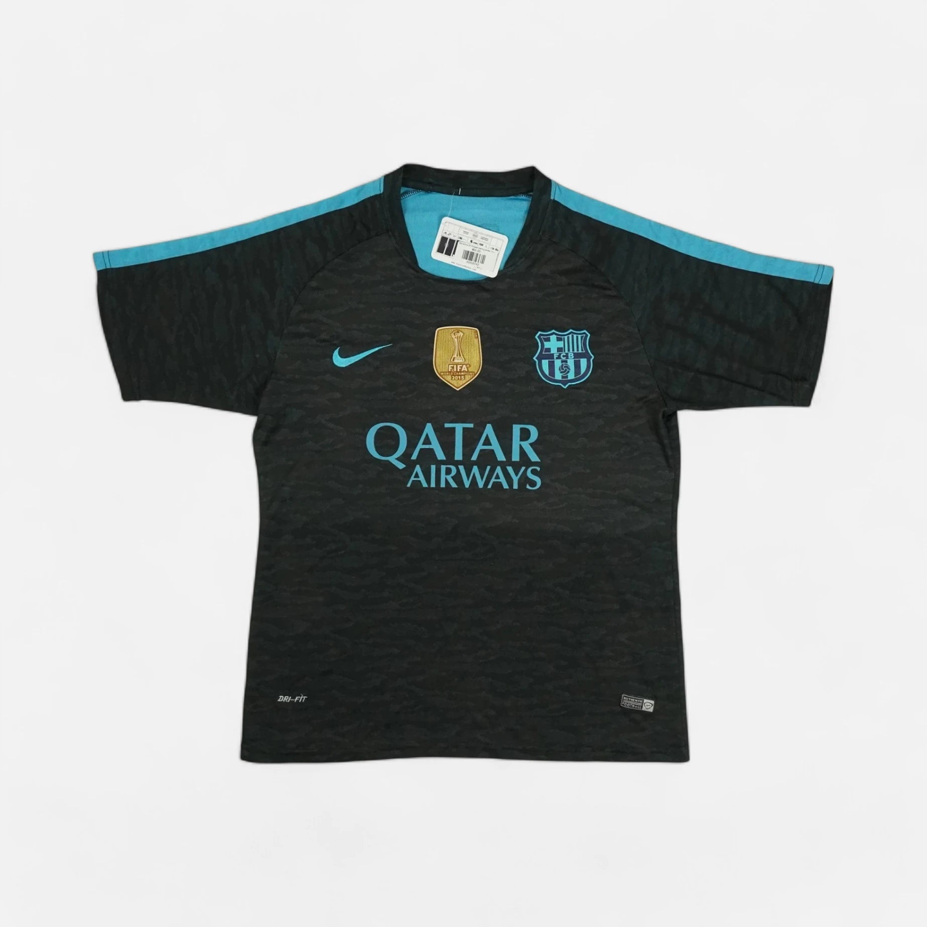 Vintage Nike Black Barcelona Jersey (XL)