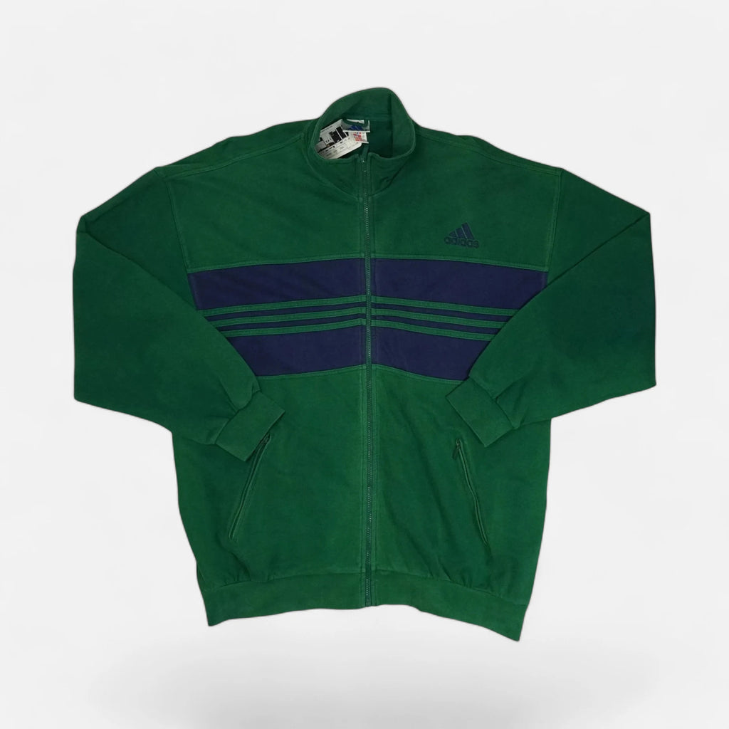 Vintage Adidas Green Jacket (XL)