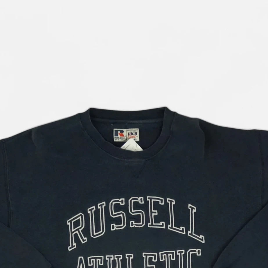 Vintage Russell Athletic Navy Sweatshirt (L)