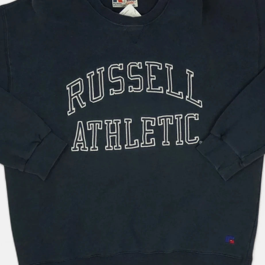 Vintage Russell Athletic Navy Sweatshirt (L)