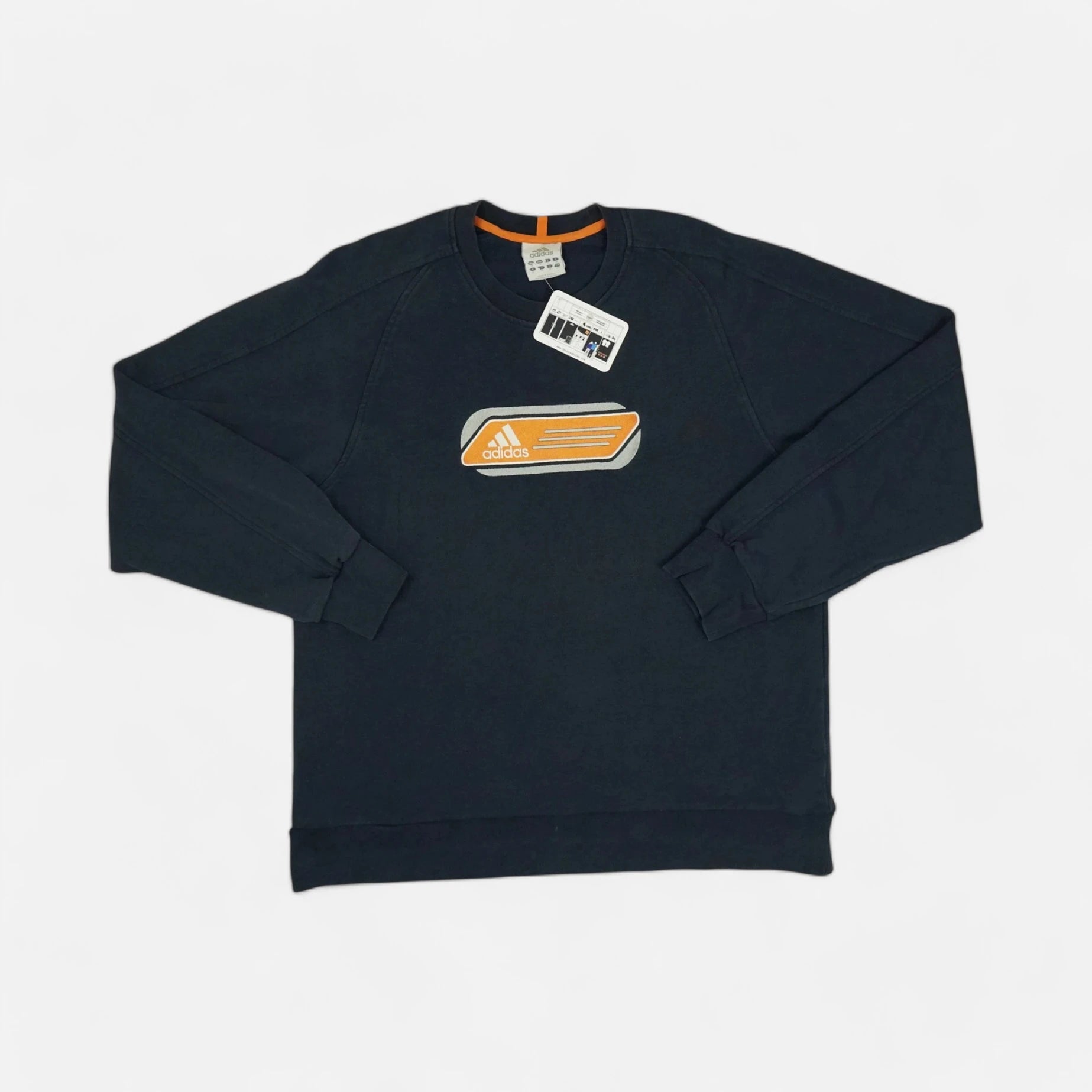 Vintage Adidas Navy Sweatshirt (M)