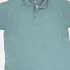 Vintage Nike Blue Polo Shirt (L)
