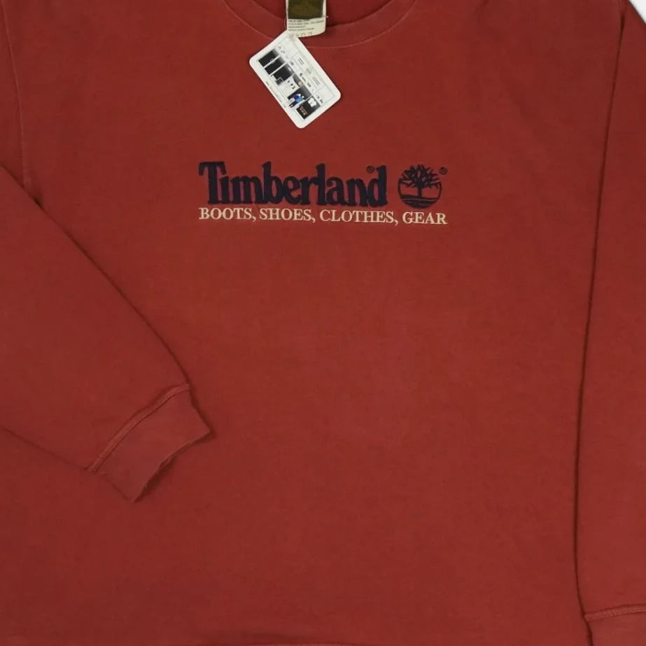 Vintage Timberland Red Sweatshirt (XXL)