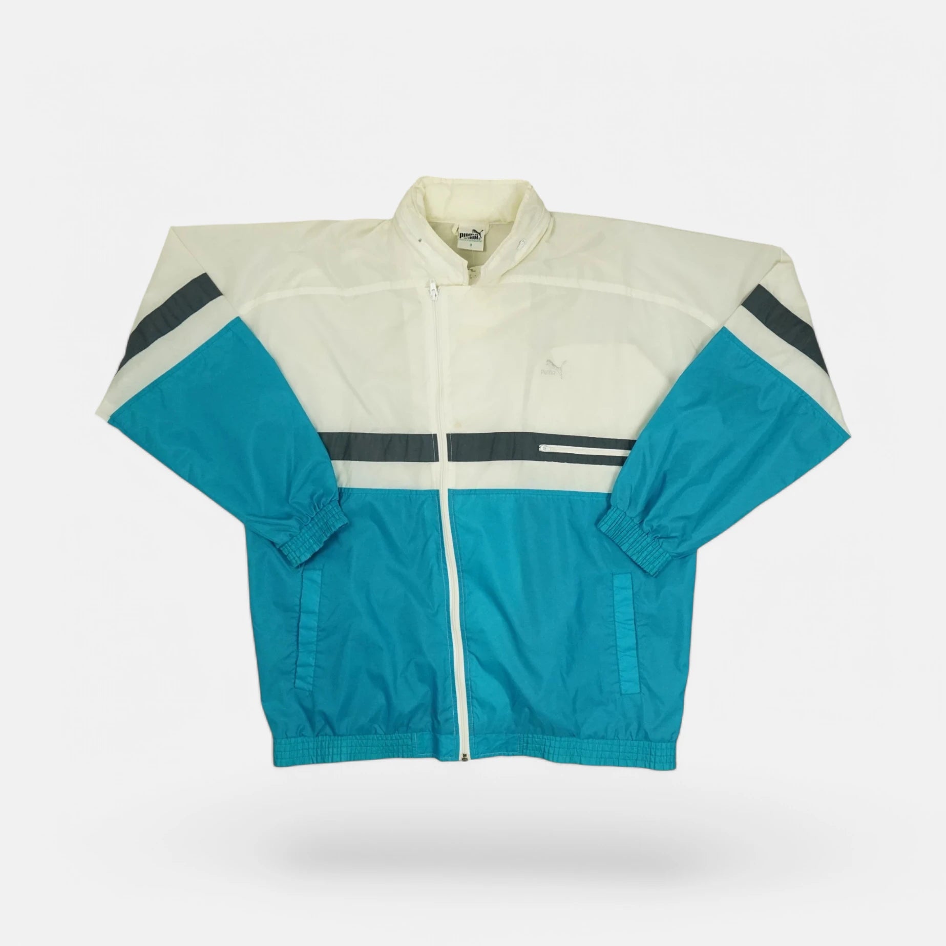 Vintage Puma Blue Jacket (XL)