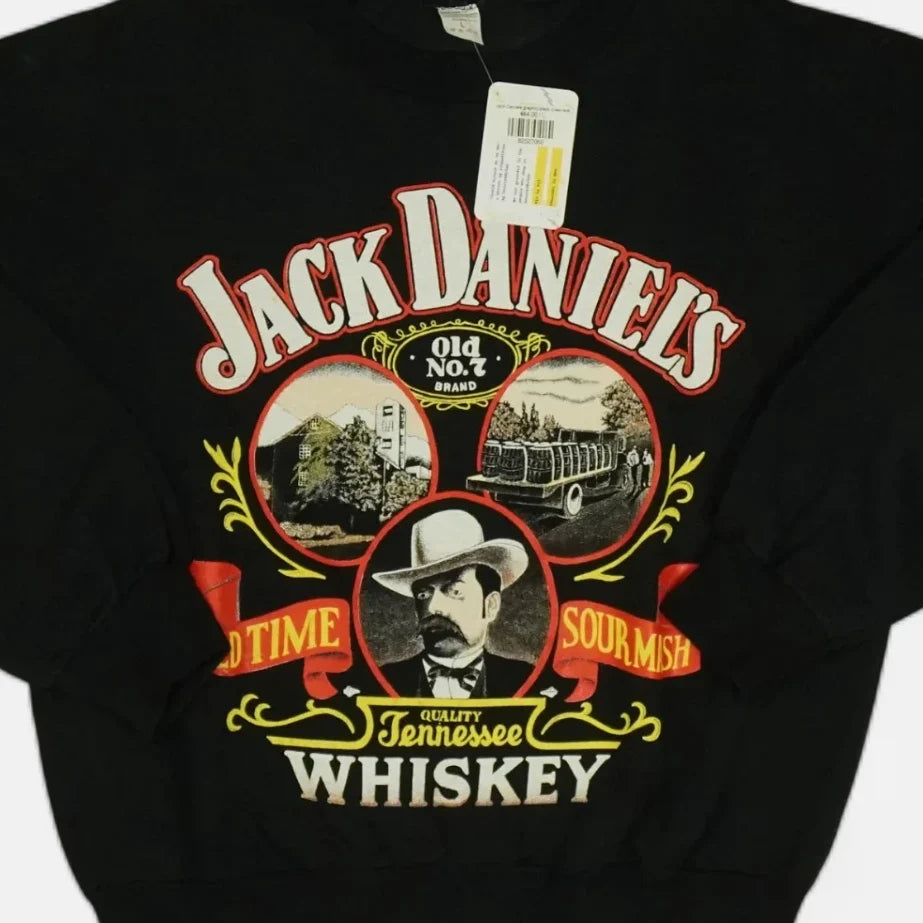 Vintage Jack Daniels Black Sweatshirt (M)