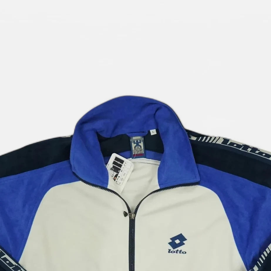 Vintage Lotto Blue Trackjacket (XL)