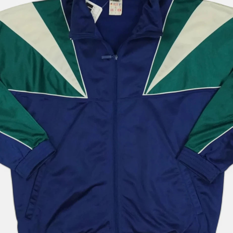 Vintage Puma Blue Trackjacket (M)
