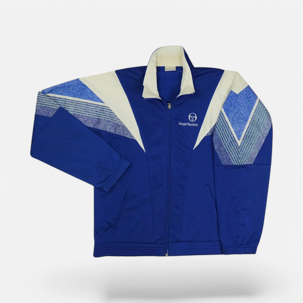 Vintage Sergio Tacchini Blue Trackjacket (S)