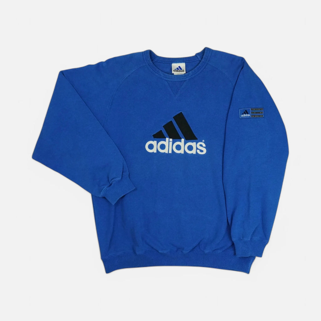 Vintage Adidas Blue Sweatshirt (L)