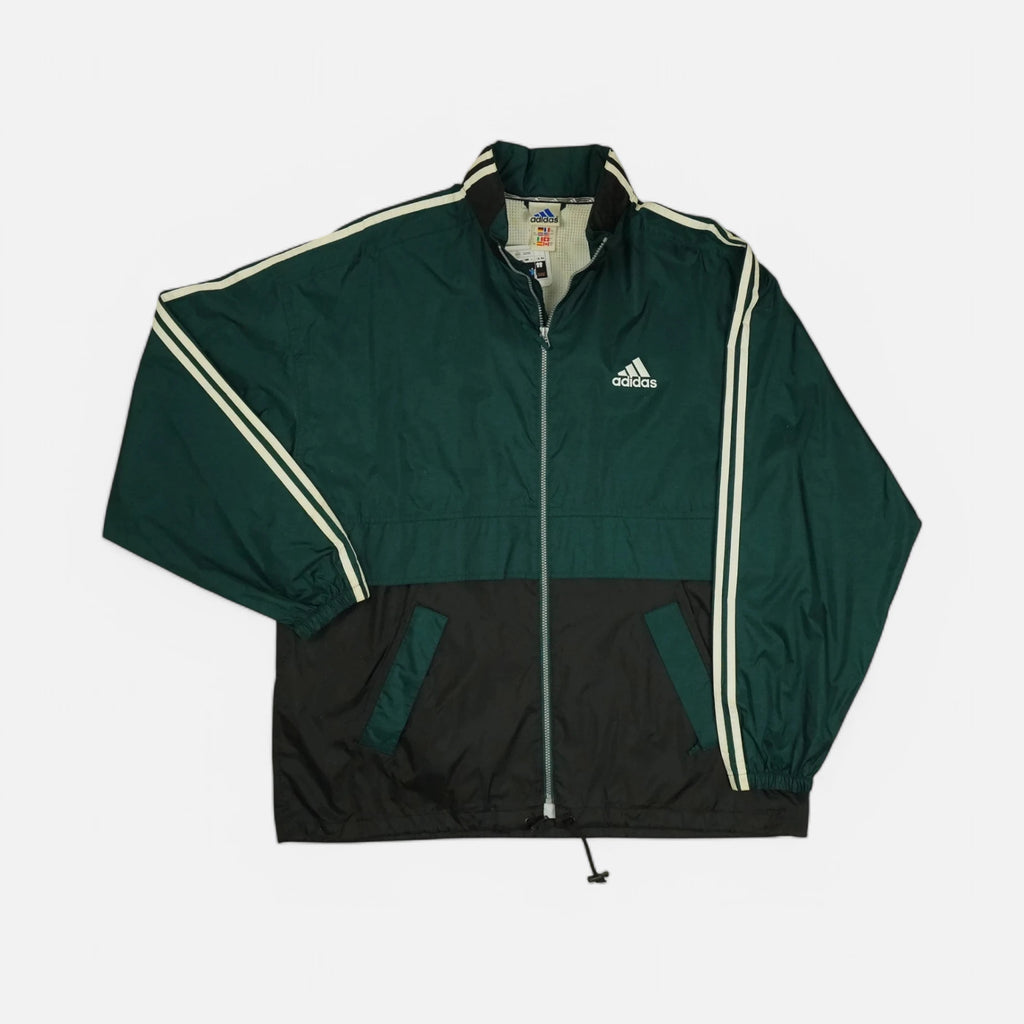 Vintage Adidas Green Trackjacket (XXL)