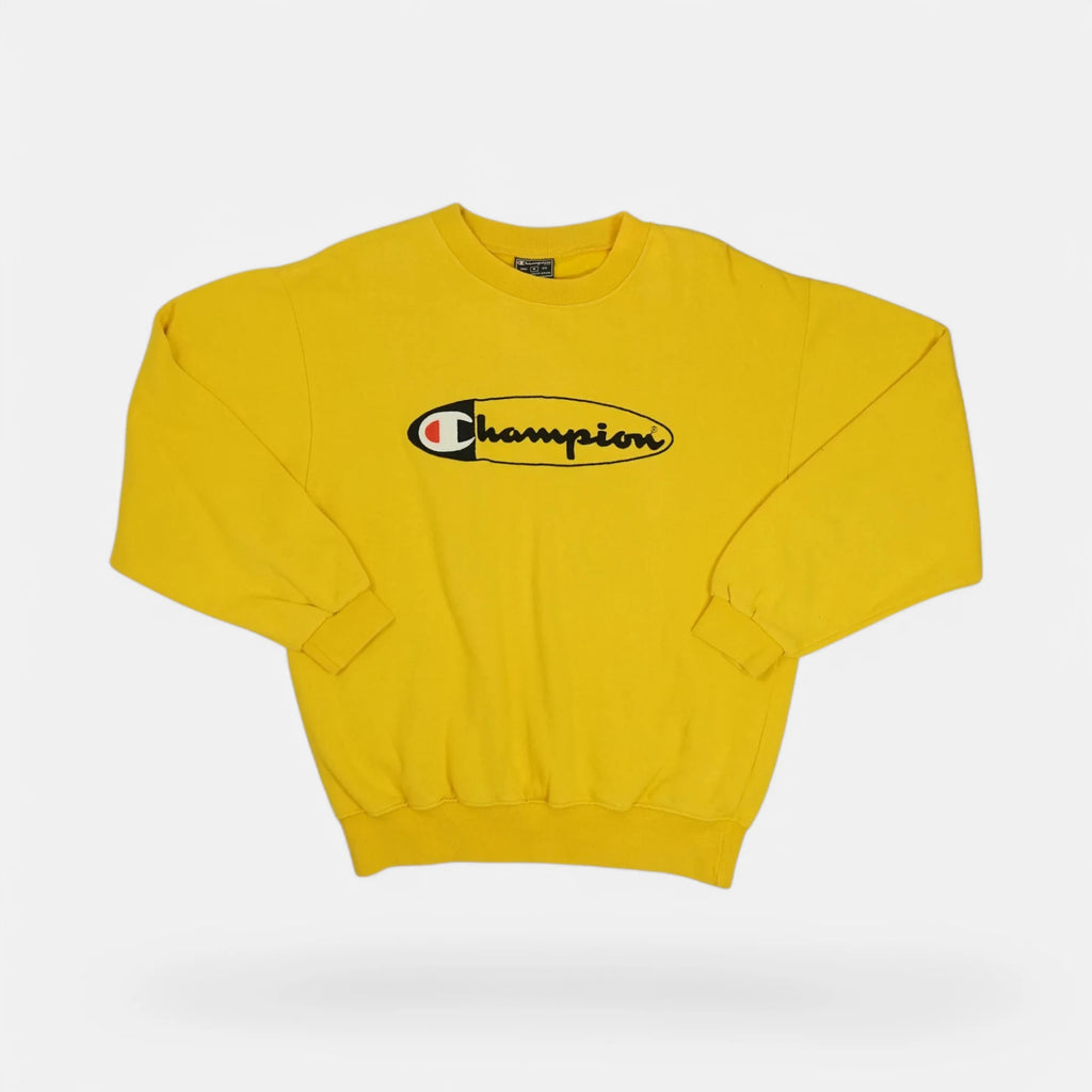 Vintage Champion Yellow Sweatshirt (S)