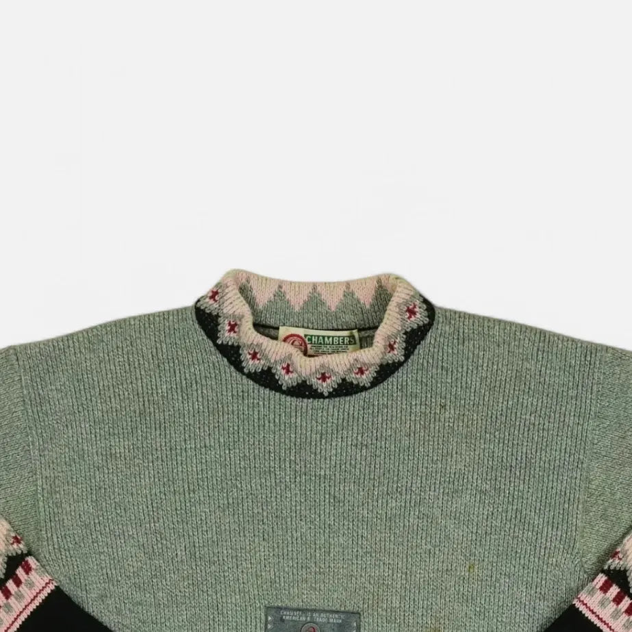 Vintage Chambers Teal Knit (XL)