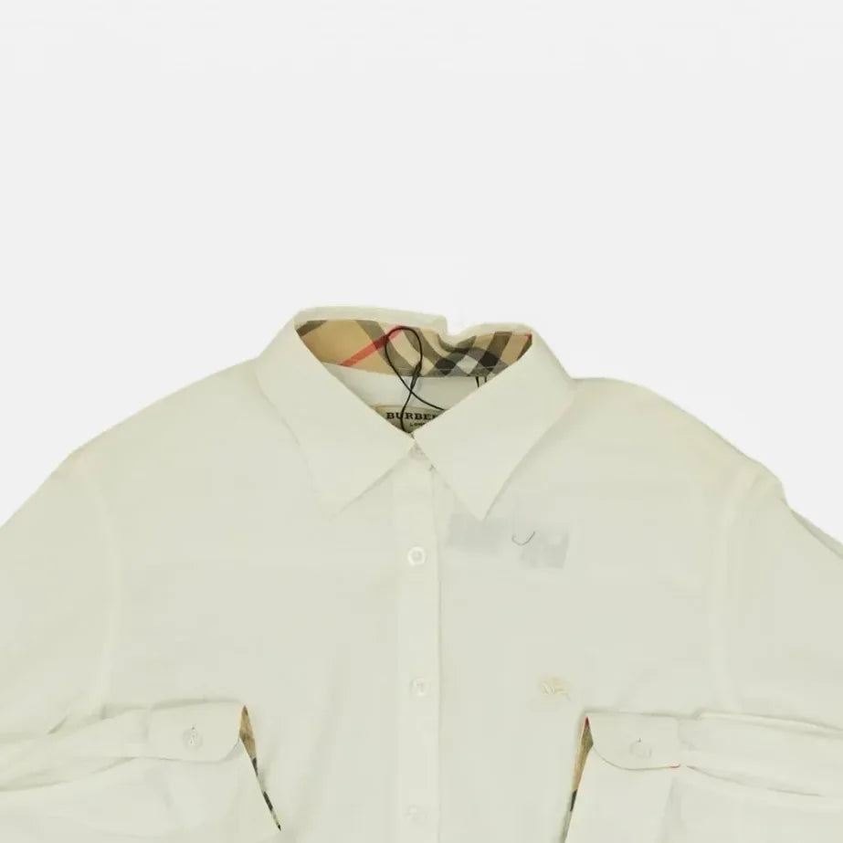 Vintage Burberry White Shirt (XXS)