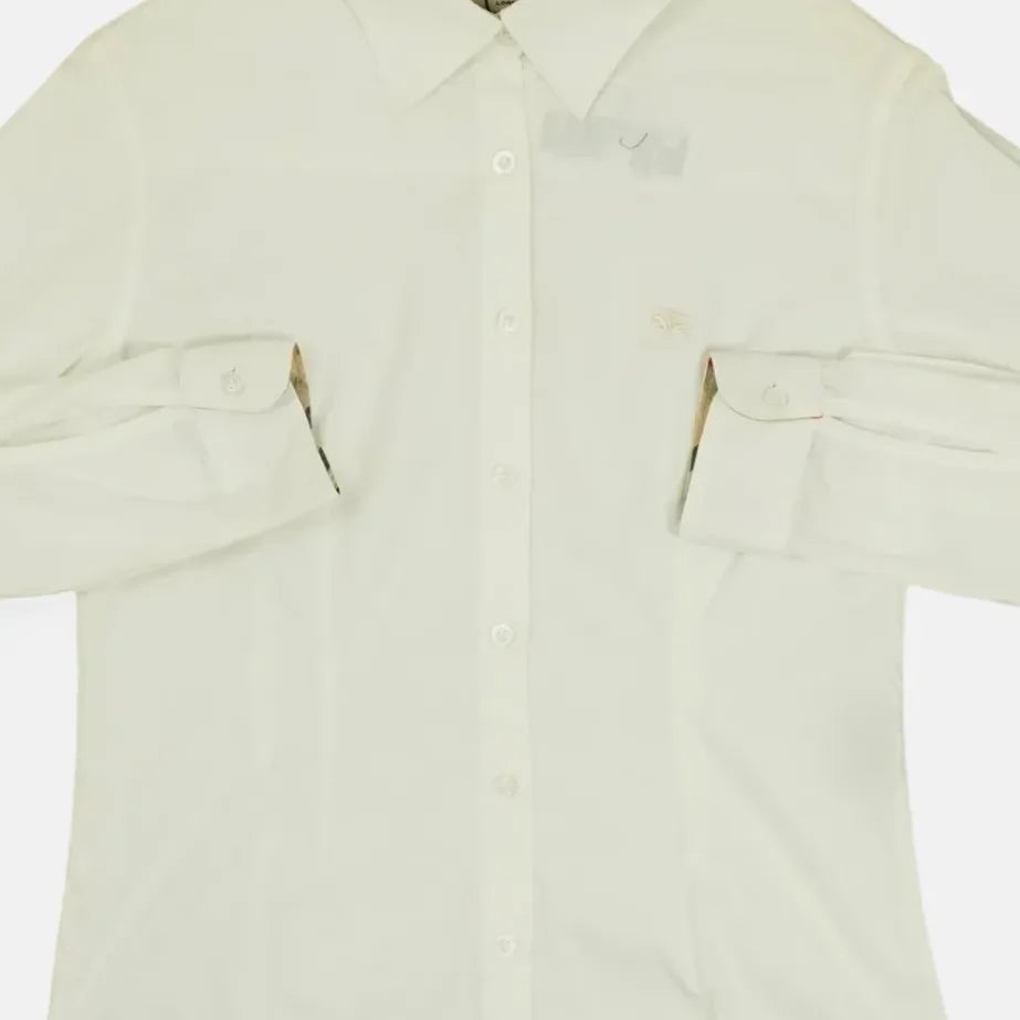 Vintage Burberry White Shirt (XXS)