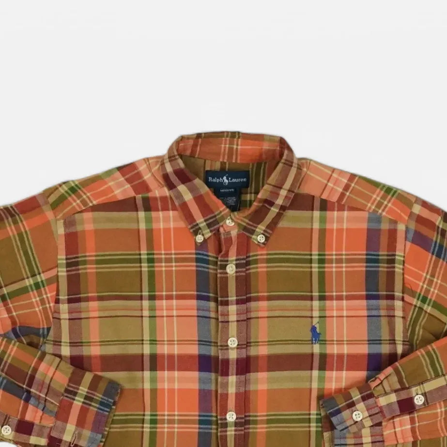 Vintage Ralph Lauren Orange Shirt (M)