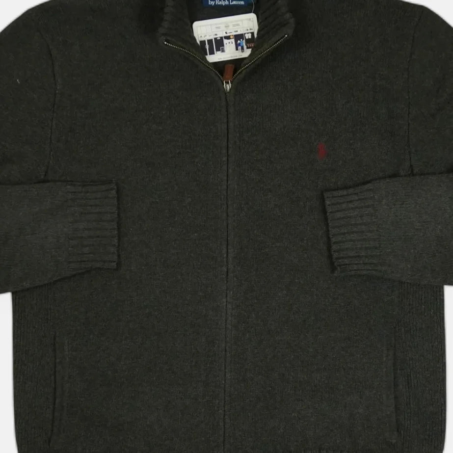 Vintage Polo Ralph Lauren Gray Cardigan (L)