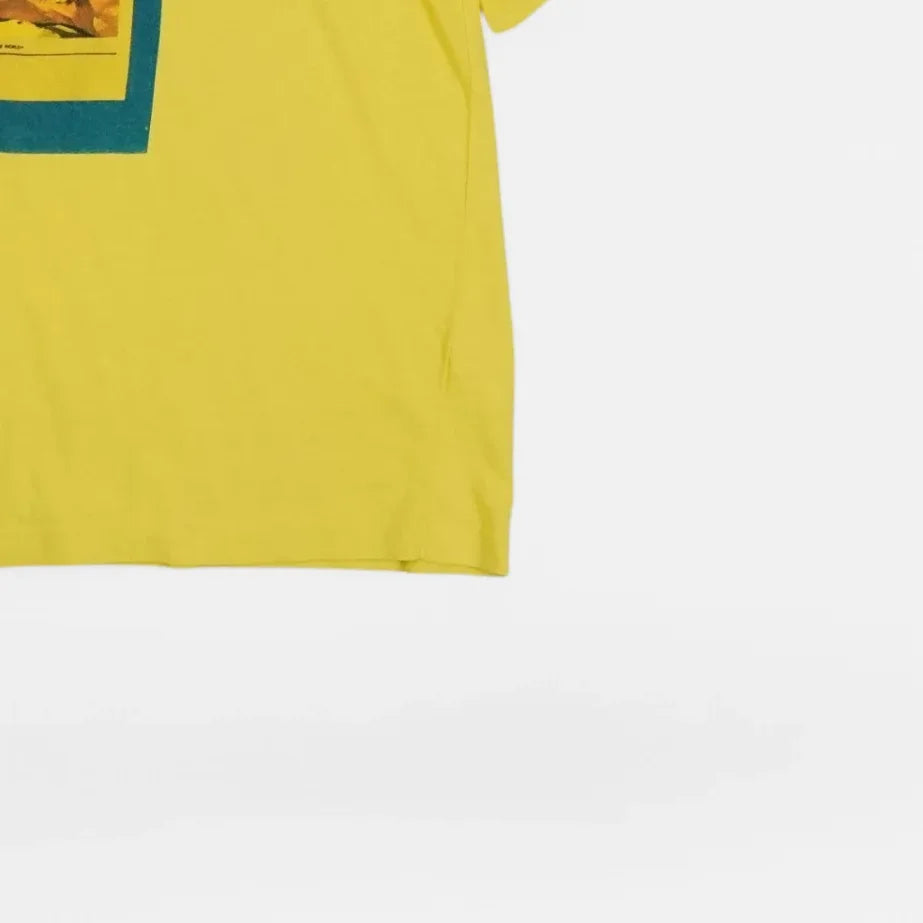 Vintage Fred Perry Yellow T-shirt (L)