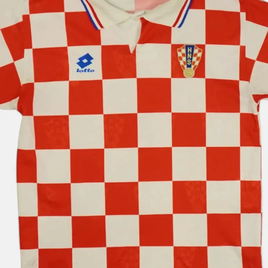 Croatia 1990s Lotto Home Jersey (M)