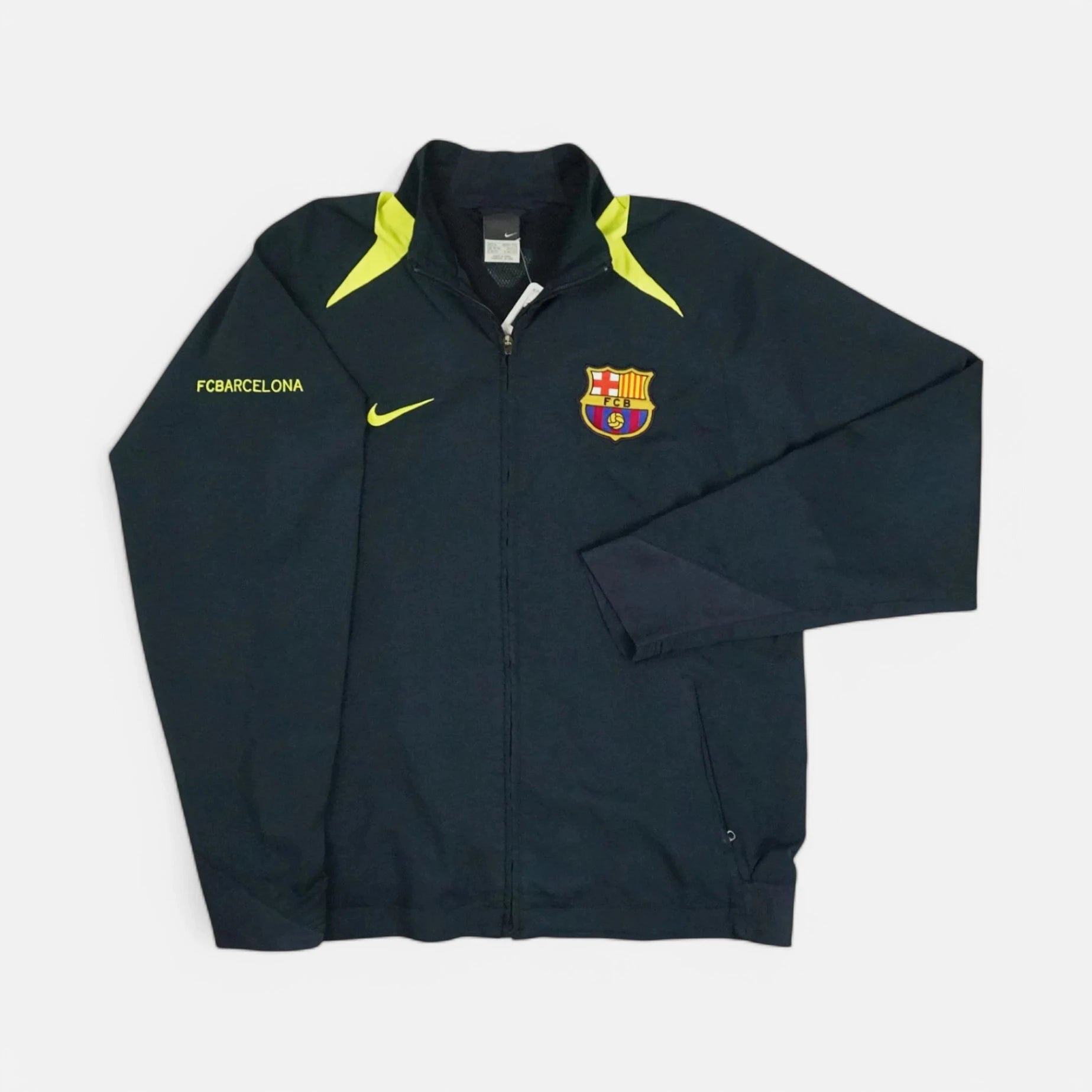 Vintage Barcelona Nike Navy Trackjacket (M) – SourcedBySab