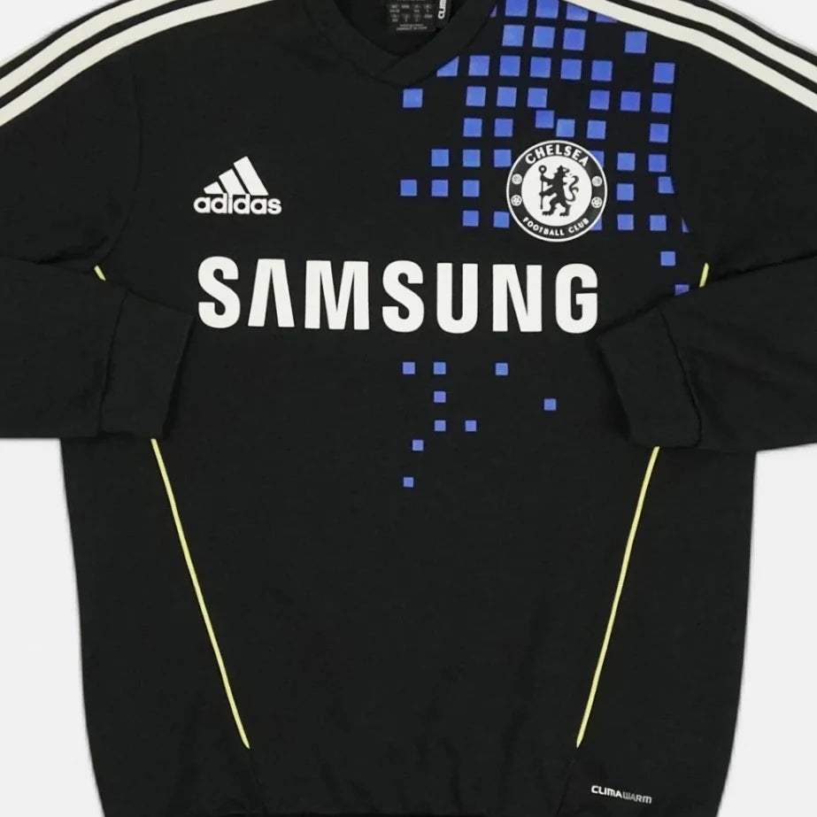 Vintage Adidas Black Chelsea Sweatshirt (S)