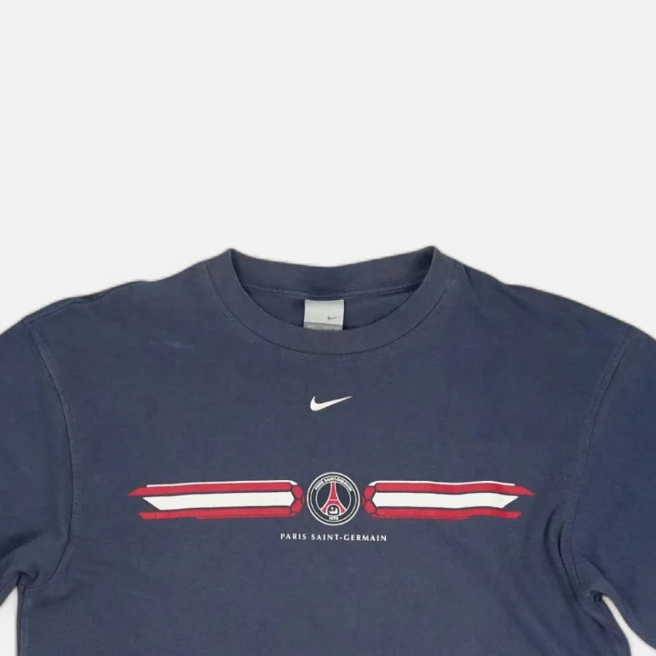 Vintage Nike Blue Paris Saint Germain T-shirt (S)