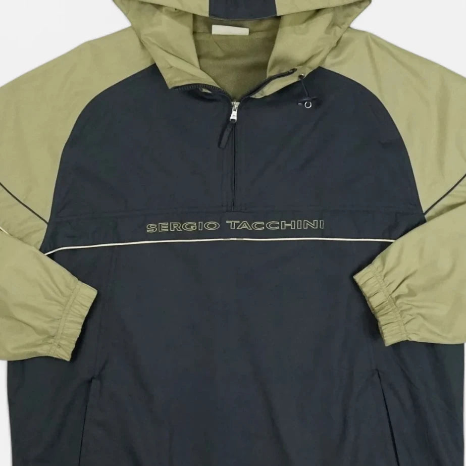 Vintage Sergio Tacchini Blue Trackjacket (XL)