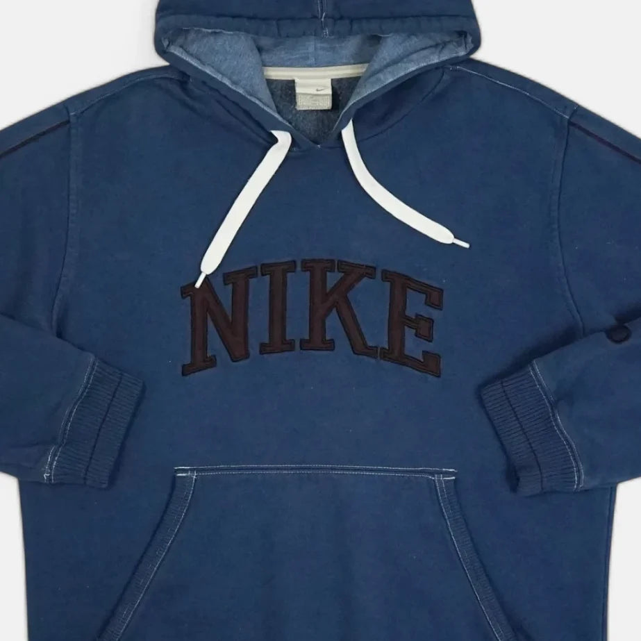 Vintage Nike Blue Hoodie (M)