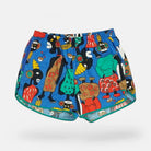 Vintage Funky Blue Shorts ( XS )