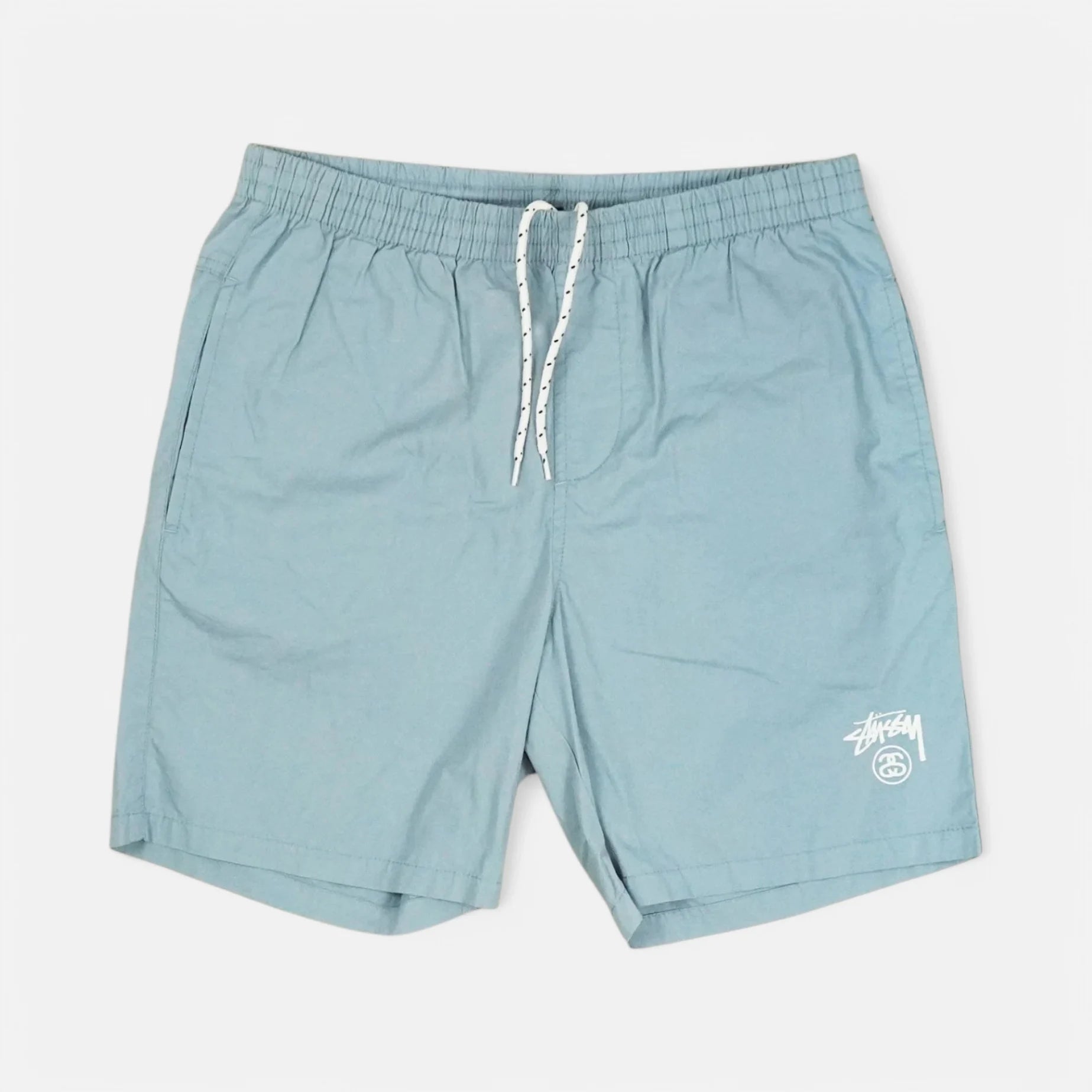 Stüssy Blue Spellout Shorts (30)