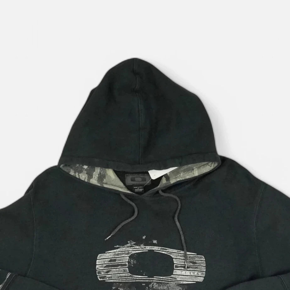 Vintage Oakley Black Hoodie (XL)